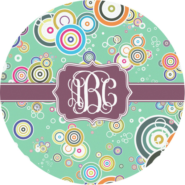 Custom Colored Circles Multipurpose Round Labels - 1" (Personalized)