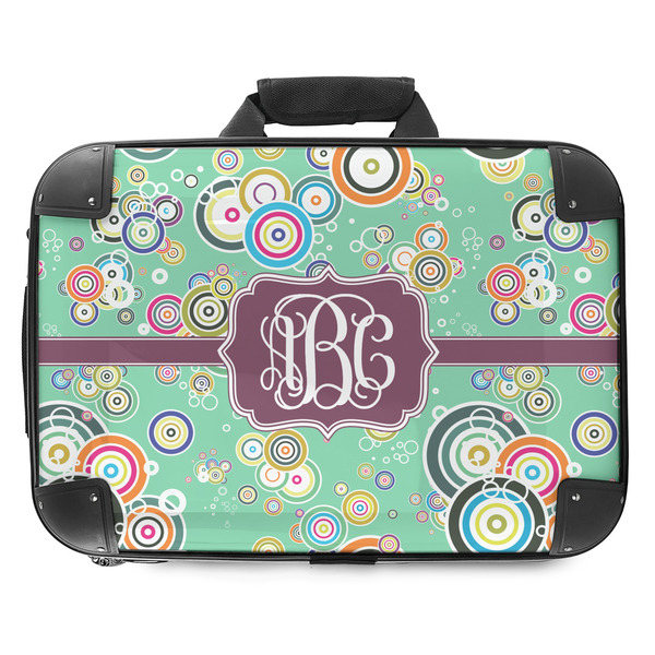 Custom Colored Circles Hard Shell Briefcase - 18" (Personalized)