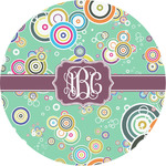 Colored Circles Multipurpose Round Labels - Custom Sized (Personalized)