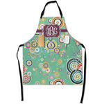 Colored Circles Apron With Pockets w/ Monogram