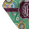 Colored Circles Bandana Detail