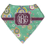 Colored Circles Bandana Bib (Personalized)