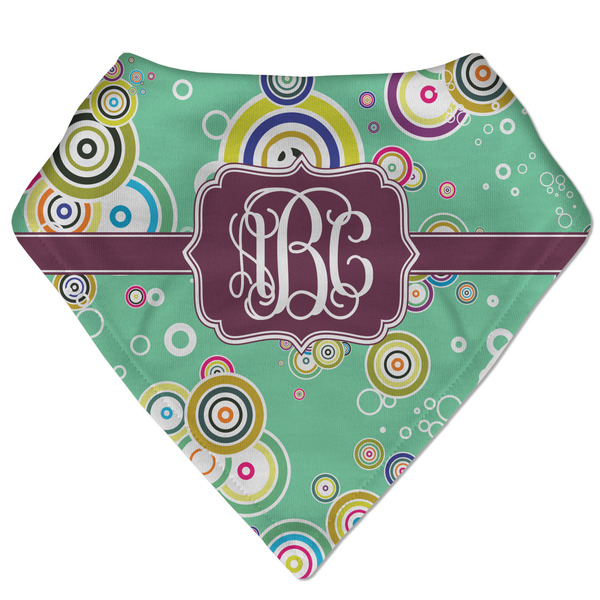 Custom Colored Circles Bandana Bib (Personalized)