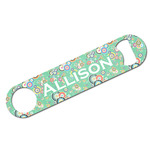 Colored Circles Bar Bottle Opener w/ Monogram