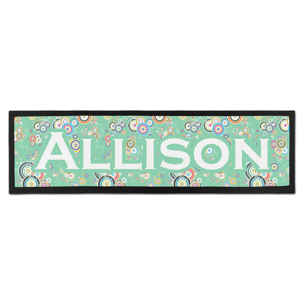 Custom Colored Circles Bar Mat (Personalized)