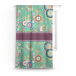 Colored Circles Curtain - 50"x84" Panel
