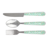 Colored Circles Cutlery Set (Personalized)