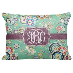 Colored Circles Decorative Baby Pillowcase - 16"x12" (Personalized)