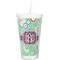 Colored Circles Double Wall Tumbler with Straw (Personalized)