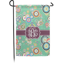 Colored Circles Garden Flag (Personalized)