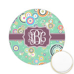 Colored Circles Printed Cookie Topper - 2.15" (Personalized)