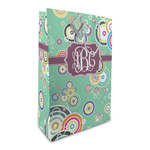 Colored Circles Large Gift Bag (Personalized)