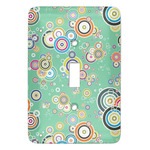 Colored Circles Light Switch Cover