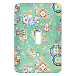 Colored Circles Light Switch Cover (Single Toggle)