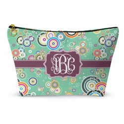 Colored Circles Makeup Bag - Large - 12.5"x7" (Personalized)