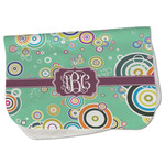 Colored Circles Burp Cloth - Fleece w/ Monogram