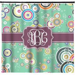 Colored Circles Shower Curtain (Personalized)