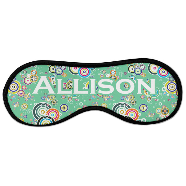 Custom Colored Circles Sleeping Eye Masks - Large (Personalized)