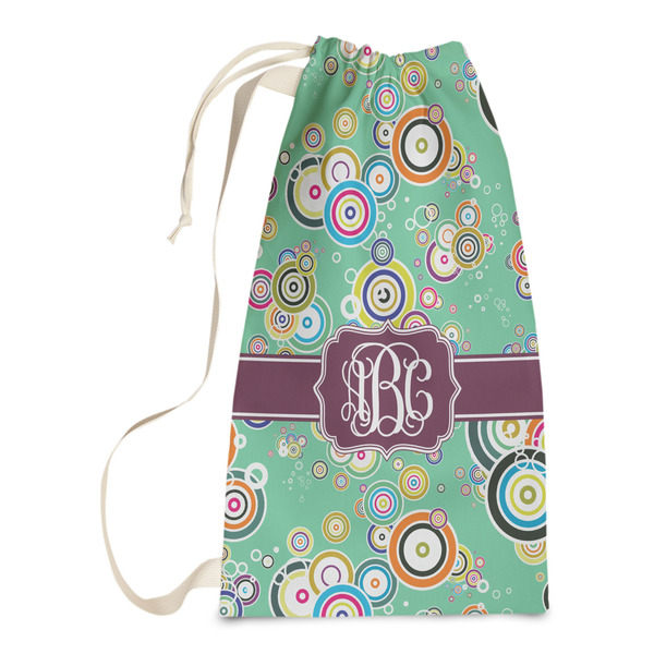 Custom Colored Circles Laundry Bags - Small (Personalized)