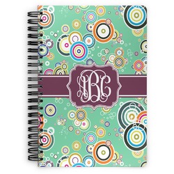 Colored Circles Spiral Notebook (Personalized)