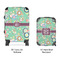 Colored Circles Suitcase Set 4 - APPROVAL