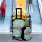 Colored Circles Suitcase Set 4 - IN CONTEXT