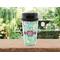 Colored Circles Travel Mug Lifestyle (Personalized)