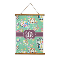 Colored Circles Wall Hanging Tapestry - Tall (Personalized)