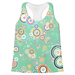 Colored Circles Womens Racerback Tank Top - X Small