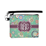 Colored Circles Wristlet ID Case w/ Monogram