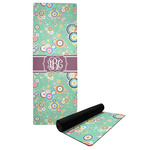 Colored Circles Yoga Mat w/ Monogram