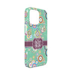 Colored Circles iPhone Case - Plastic - iPhone 13 Mini (Personalized)