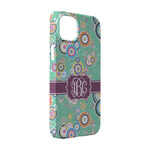 Colored Circles iPhone Case - Plastic - iPhone 14 (Personalized)