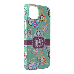 Colored Circles iPhone Case - Plastic - iPhone 14 Plus (Personalized)