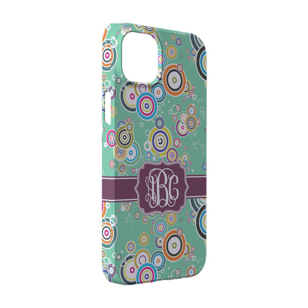 Custom Colored Circles iPhone Case - Plastic - iPhone 14 Pro (Personalized)