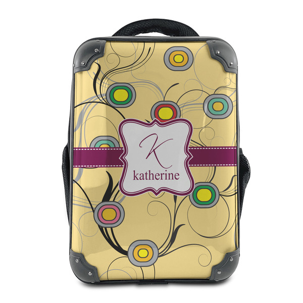 Custom Ovals & Swirls 15" Hard Shell Backpack (Personalized)