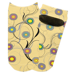 Ovals & Swirls Adult Ankle Socks