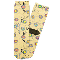 Ovals & Swirls Adult Crew Socks