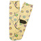 Ovals & Swirls Adult Crew Socks - Single Pair - Front and Back