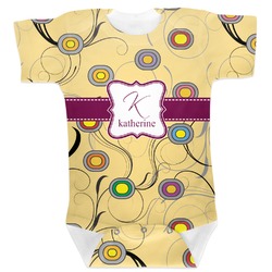 Ovals & Swirls Baby Bodysuit 6-12 (Personalized)