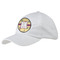 Ovals & Swirls Baseball Cap - White (Personalized)