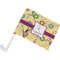 Ovals & Swirls Car Flag w/ Pole