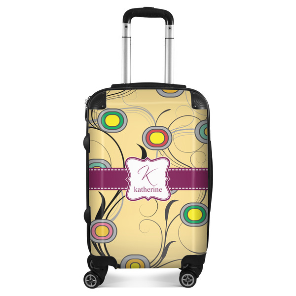 Custom Ovals & Swirls Suitcase (Personalized)