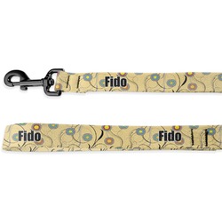 Ovals & Swirls Deluxe Dog Leash (Personalized)