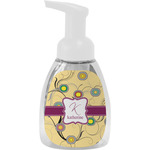 Ovals & Swirls Foam Soap Bottle - White (Personalized)