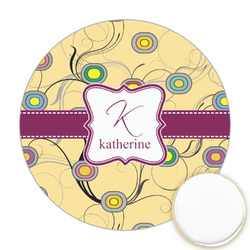 Ovals & Swirls Printed Cookie Topper - 2.5" (Personalized)