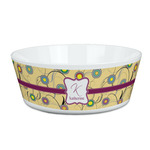 Ovals & Swirls Kid's Bowl (Personalized)