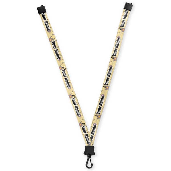 Custom Ovals & Swirls Lanyard (Personalized)