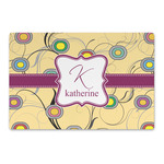 Ovals & Swirls Large Rectangle Car Magnet (Personalized)