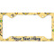 Ovals & Swirls License Plate Frame - Style C